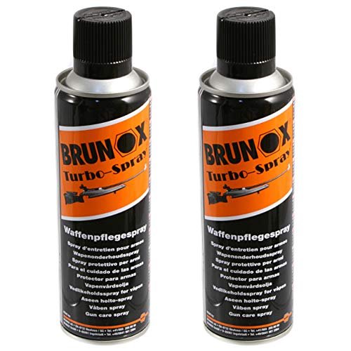 Brunox Spray d'entretien pour armes - 2 bouteilles de 300 ml